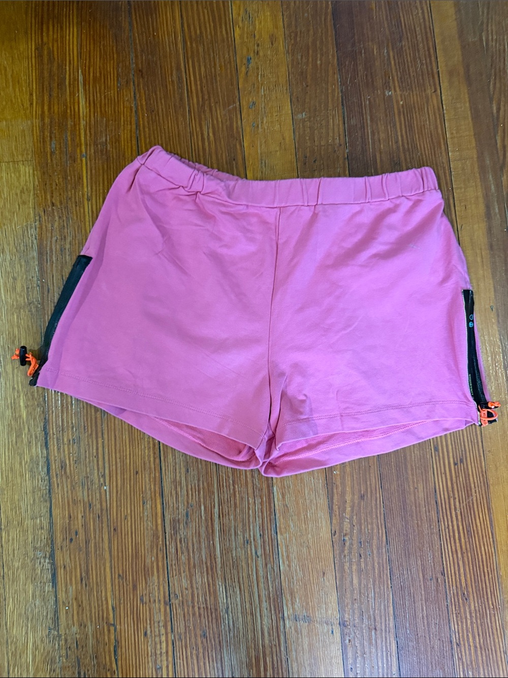 Love Moschino Pink Athletic Shorts with Side Zips